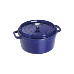 STAUB Round Cocotte - 7 Qt. / 6.7 L In Blue