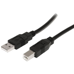 Câble Usb-A Vers Usb-B De 10 M (32,8 Pi) De Startech (Usb2Hab30Ac) - Noir