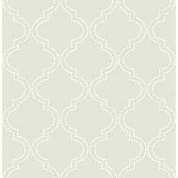 NuWallpaper Quartrefoil Peel and Stick Wallpaper - Taupe