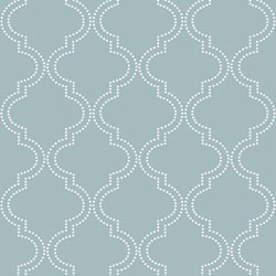NuWallpaper Quatrefoil Peel and Stick Wallpaper - Blue (NU1826)