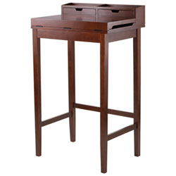 Brighton Transitional Standing Desk - Antique Walnut