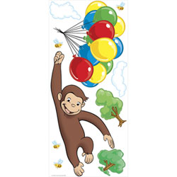 RoomMates Curious George Giant Wall Decal