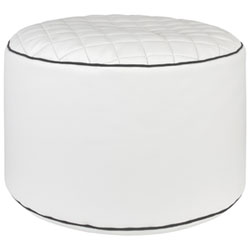 Contemporary Dotcom Modo Tap Bean Bag Chair - White