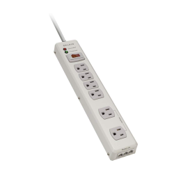 BELKIN 6-Outlet Surge Protector (F9H620-06-Mtl)