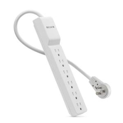 BELKIN Home/office Be106001-06R Slimline 6-Outlets Surge Suppressor