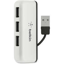 BELKIN 4-Port Travel Hub - (F4U021Bt) In White