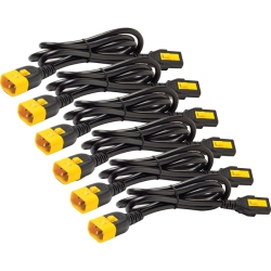 APC Power Cord Kit (6 Ea), Locking, C13 to C14, 1.2M, North America