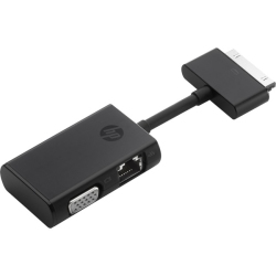 HP Dock Connector to Ethernet And VGA Adapter