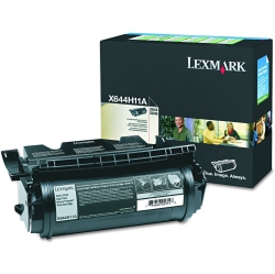 LEXMARK X644H11A High Yield Return Program Toner Cartridge In Black