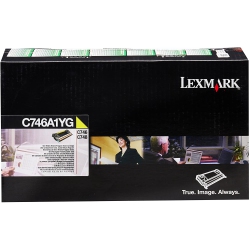 LEXMARK C746, C748 Return Program Toner Cartridge In Yellow