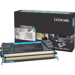 LEXMARK C746, C748 Return Program Toner Cartridge In Cyan