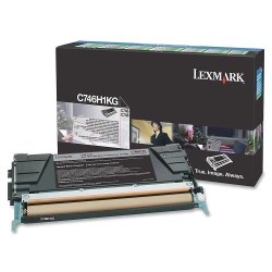LEXMARK C746/c748 High Yield Toner Cartridge (C746H1Kg) In Black