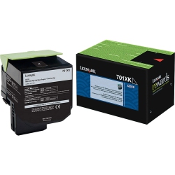 LEXMARK 701Xk Extra High Yield Return Program Toner Cartridge In Black