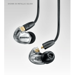 SHURE In-Ear/ear Bud Noise Cancelling Sound Isolating Headphone (Se425-Cl) - In Silver