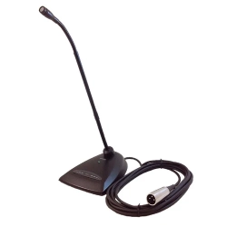 SHURE Microflex Standard Gooseneck Microphone With Desktop Base, Mute Switch And Led Indicator