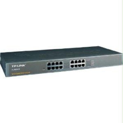 TP LINK Tp-Link Tl-Sg1016 10/100/1000Mbps 16-Port Gigabit 19-Inch Rackmountable Switch, 32GBps Capacity