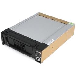 STARTECH 5.25In Rugged SATA Hard Drive Mobile Rack Drawer - Aluminum