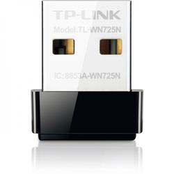 TP LINK Tp-Link Tl-Wn725N Wireless N Nano USB Adapter, 150Mbps, Miniature Design, Plug In And Forget, Support Windows Xp/vista/7/8