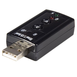 STARTECH Virtual 7.1 USB Stereo Audio Adapter External Sound Card