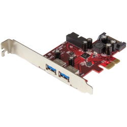 STARTECH 4 Port PCi Express USB 3.0 Card - 2 Ext & 2 Int - SATA Power