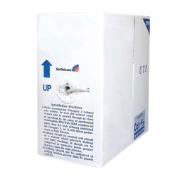 STARTECH 1000Ft Bulk Cat 6 Ethernet Cable - Stranded - Cm-Rated - In White