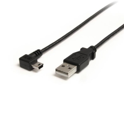 STARTECH 6 Ft Mini USB Cable - A to Right Angle Mini B