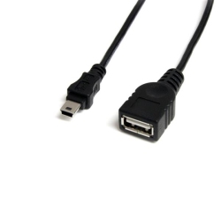 STARTECH 1 Ft Mini USB 2.0 Cable - USB A to Mini B F/m