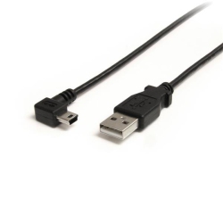 STARTECH 3 Ft Mini USB Cable - A to Right Angle Mini B