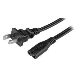STARTECH 6 Ft Standard Laptop Power Cord - Nema 1-15P to C7