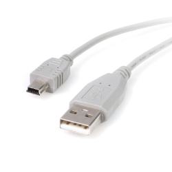 STARTECH 1 Ft Mini USB 2.0 Cable - A to Mini B - M/m - USB Cable - 1 Ft