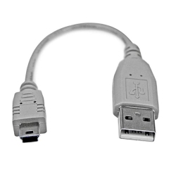STARTECH 6In Mini USB 2.0 Cable - A to Mini B