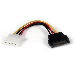 STARTECH 6In SATA to Lp4 Power Cable Adapter - F/m