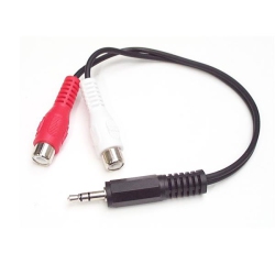 STARTECH Stereo Audio Cable - 3.5MM Male to 2X Rca Female