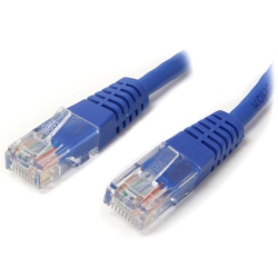STARTECH 12 Ft Cat5E / Cat 5 Molded Patch Cable 12Ft In Blue