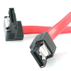 STARTECH 12In Latching SATA to Right Angle SATA Serial Ata Cable