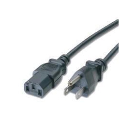 CABLES TO GO C2G 6Ft 18 Awg Universal Power Cord (Nema 5-15P to Iec320C13)