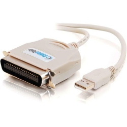 CABLES TO GO C2G 6Ft USB Ieee-1284 Parallel Printer Adapter Cable