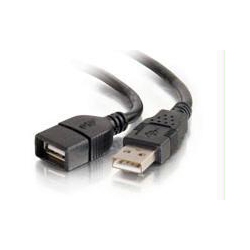 CABLES TO GO C2G 3M USB 2.0 A Male to A Female Extension Cable - In Black
