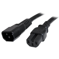 STARTECH 3 Ft 14 Awg Computer Power Cord - Iec C14 to Iec C15