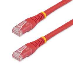 STARTECH 50 Ft Cat 6 Molded Rj45 Utp Gigabit Cat6 Patch Cable - 50Ft Patch Cord In Red