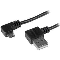 STARTECH 2M / 6 Ft Micro-USB Cable With Right-Angled Connectors - M/m