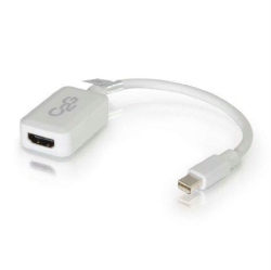 CABLES TO GO C2G C2G 8In Mini Displayport Male to HDMI Female Adapter Converter - (Mini Dp In White