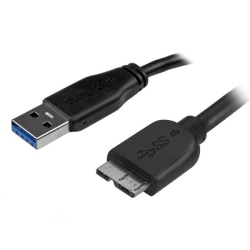 STARTECH 2M / 6Ft Slim Superspeed USB 3.0 A to Micro B Cable - M/m