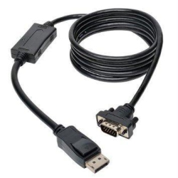 TRIPP LITE Displayport to VGA Cable Latches to HD-15 Adapter M/m 10Ft