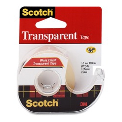 SCOTCH Gloss Finish Transparent Tape (144Esf)
