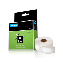 DYMO Labelwriter 15/16" X 7/8" Rat-Tail Style Price Tag Labels