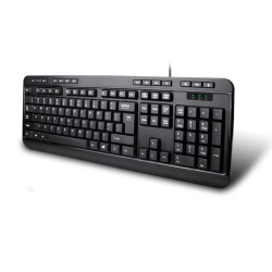 ADESSO Wired Desktop Keyboard With Hotkeys - (Akb-132Pb)