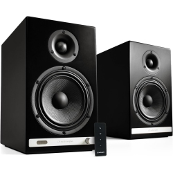 AUDIOENGINE HD6 150 Watt Bookshelf Speakers - Home Music System W/bluetooth Aptx-HD - In Black