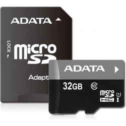 ADATA Premier 32GB Microsdhc Uhs-I U1 Memory Card With Adapter