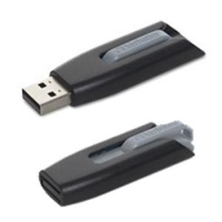 VERBATIM 32GB Store 'n' Go V3 USB 3.0 Flash Drive - In Gray